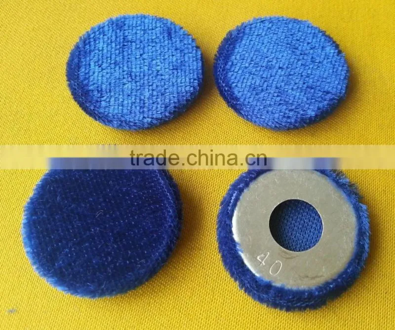 Velvet Fabric Self Covered Button For Women --- F1514