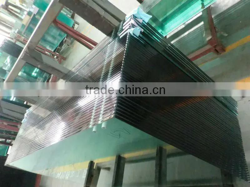 12mm Bronze Heat Strengthened Glass fence