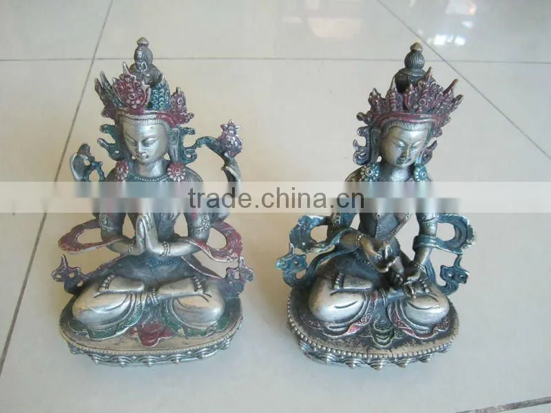 chinese copper buddha