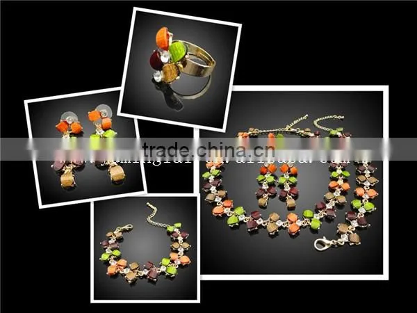 wholesale jewelry replicas Long chain jewelry set young girl jewelry set