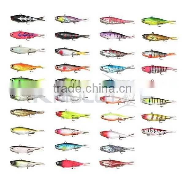 CS002 soft VIB fishing lure Lead shad lure soft fishing lure 9.5cm TPR material