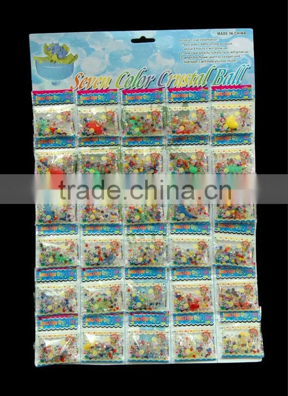 Different color and different size crystal soil selling at factory price