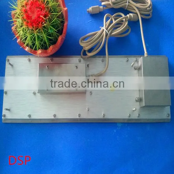 precision backlight kiosk metal keyboard with trackball
