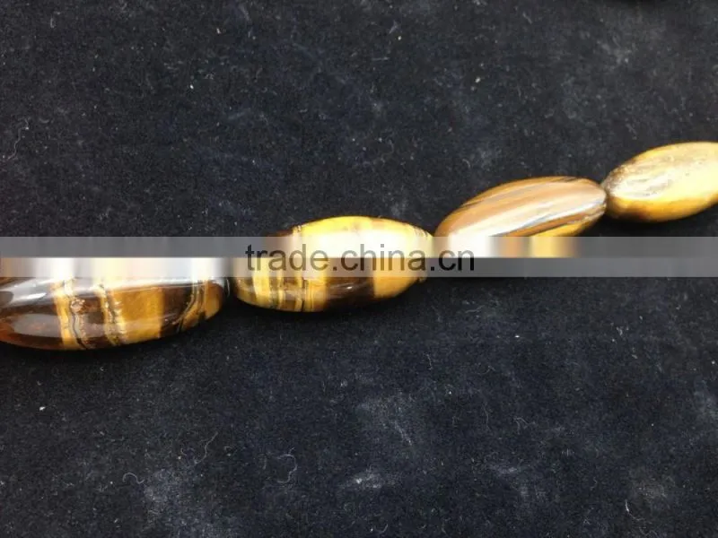 NO PS!!Factory Price Natural Stone Marquise Shape Yellow Tiger Eye Stone Beads