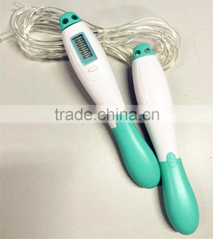 Sport Fitness Accessory PVC Electric Digital Skipping Rope Meter Counter