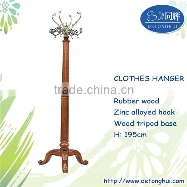 home furniture coat and hat solid wood rack(S-09)