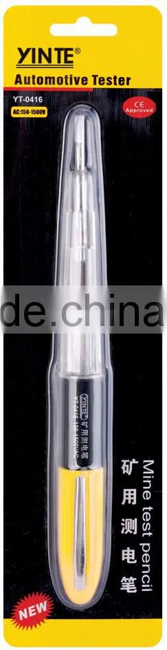 China manufacture Mine voltage AC150-1500v test pencil