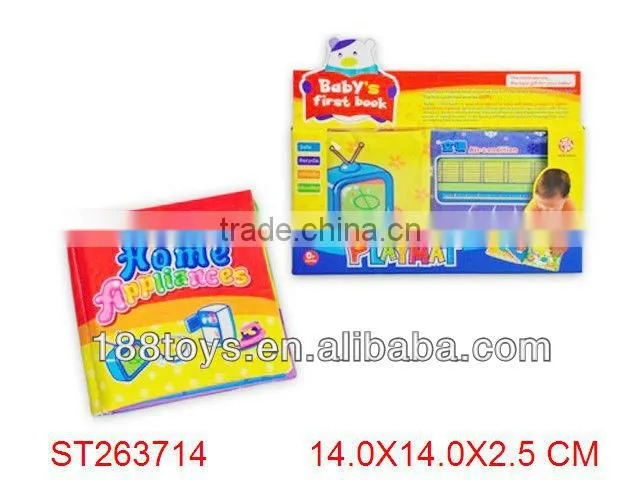 Learning & educational infant fabric soft cloth book for baby
