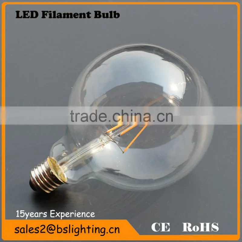 LED A60 E27 6W 3000K Globe LED Filament Bulb