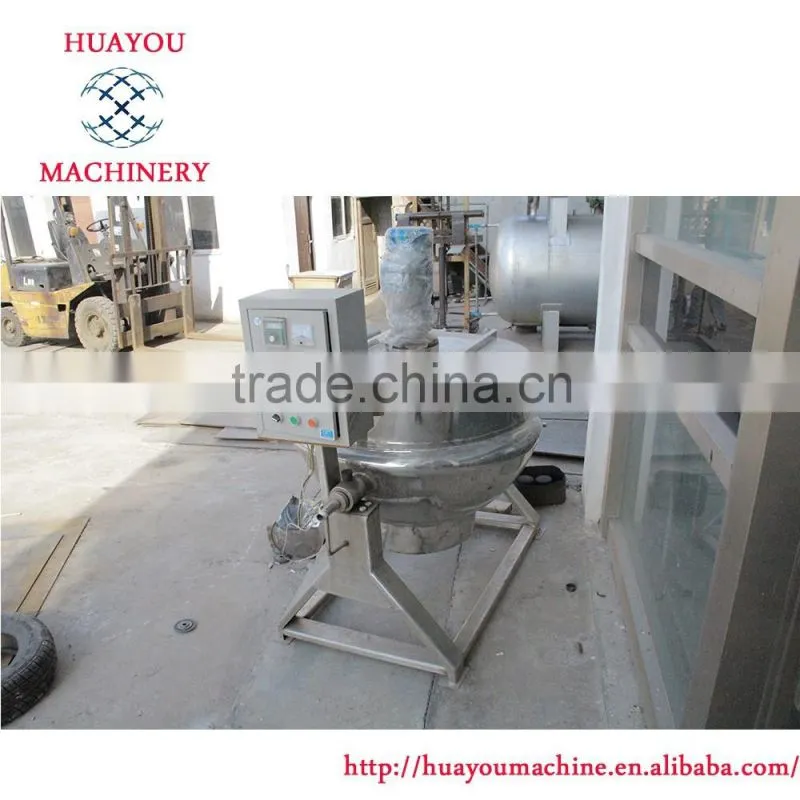 Industry Sanitary Double Jacketed Kettle with stirrer stainless steel cookware set
