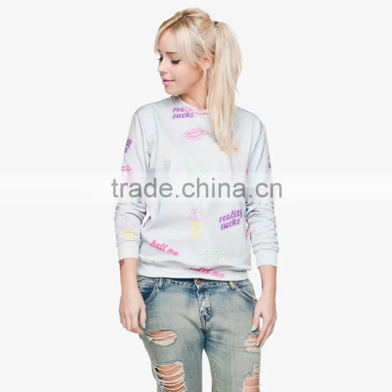 Fashion Design No Hood Sweatshirt For Men With Custom Logo And Label