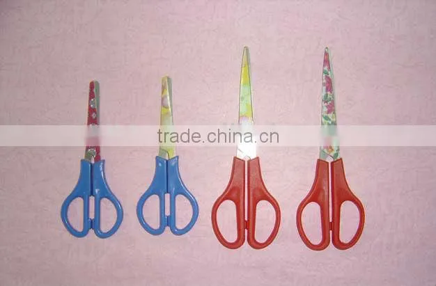 Nice Student Scissors with Different Color Handle