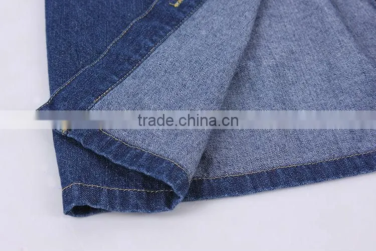 2015 fashion high quality New Arrival Brand Women European Casual Denim Muslimah Dress Lastest Popular Denim Halter Dress