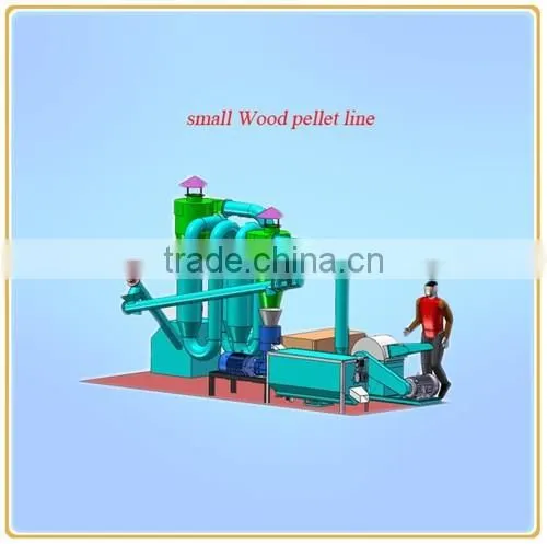 factory wood pellet production line