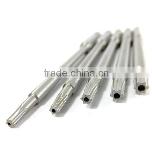 12Size/Set Magnetic Torx Screwdriver Bits Set Electric Screwdriver 50mm Length AR-24