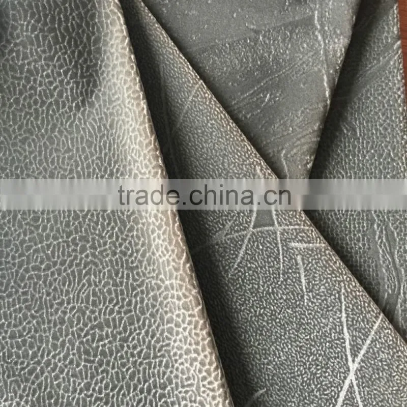 jiashan light flock spray design cheap sofa cushion fabric