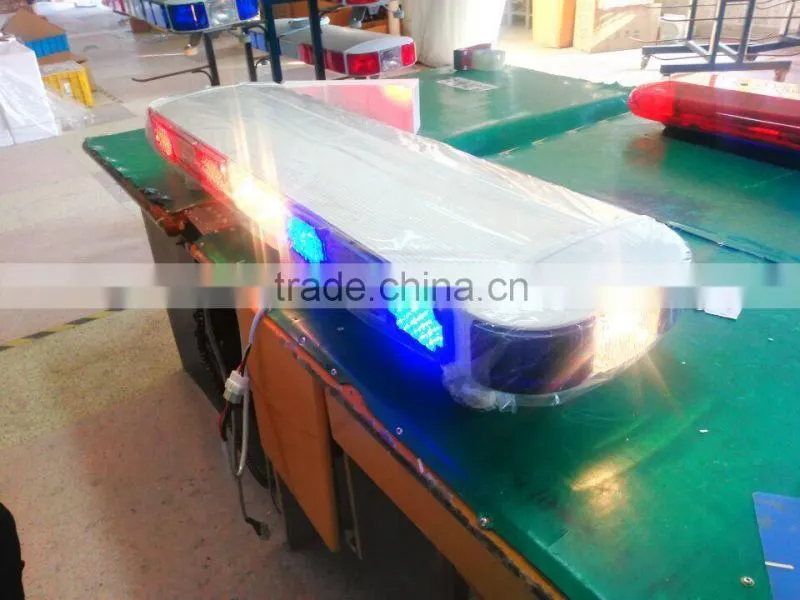 police emergency led lightbar ambulance warning light amber/blue/red