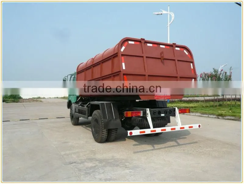 Dongfeng side loader tuck ,side loader garbage truck