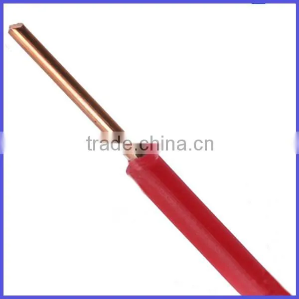 Energy Wire/Copper/PVC insulated electrical wires 450/750V