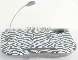 Hot selling Laptop Desk with built-in cushion and light