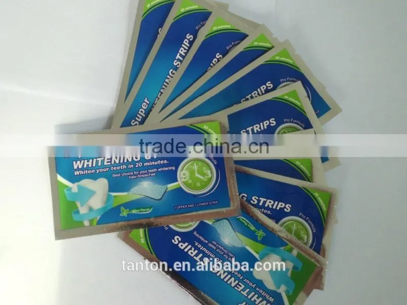 20 minutes effective whitening teeth strip