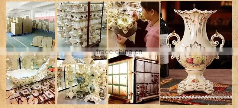 Factory wholesale Luxury ceramic home goods vases in jingdezhen