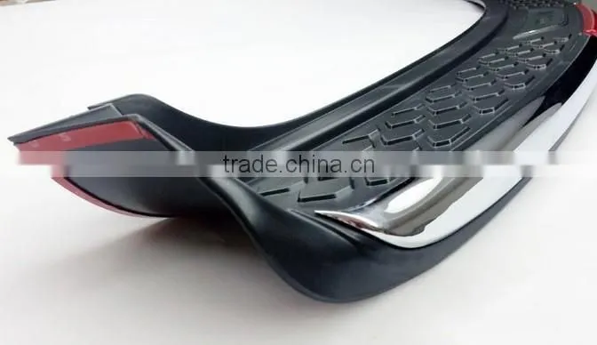 Exterior accessories bumper plate,MUX pedal car bumper guard foot plate accessories everest rear bumper plate For mu-x