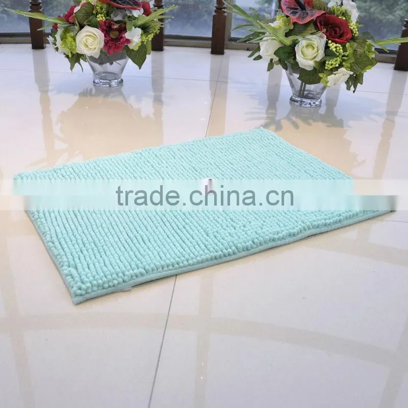 door mat short pile chenille mat with anti slip base