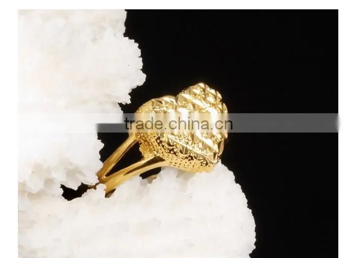 brass jewellery women heart 2016 fashion adjustable metal rings