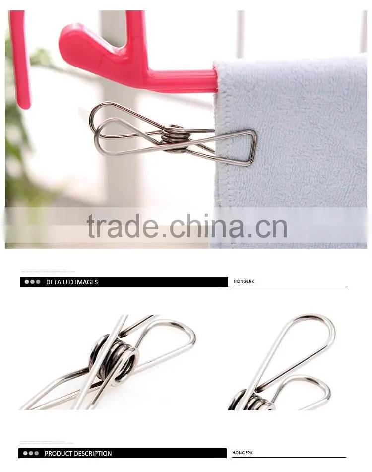 durable stainless steel metal clothes pegs