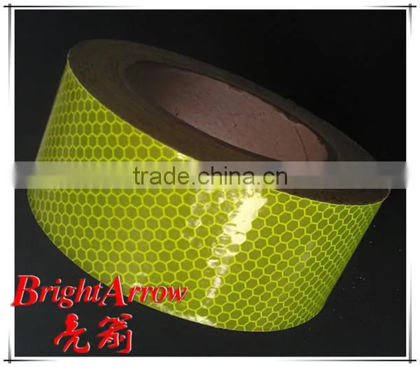Fluo-Yellow Lime PVC HIP Vehicle Conspicuity Tape