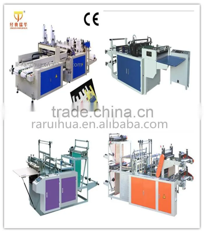 Garbage bags roller by roller bag machine