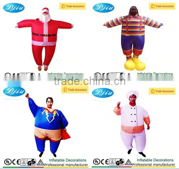 Superman Returns Costume Electronic Inflatable Muscle Inflato-Suit Halloween