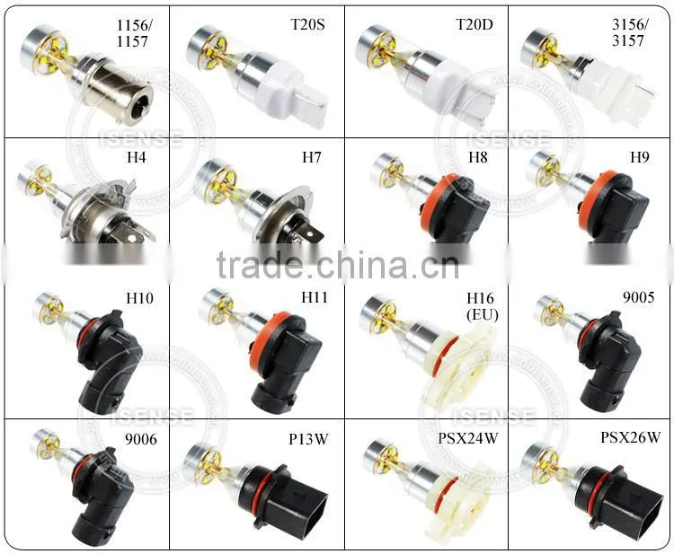 Car led lamps yellow led fog light 8.4w, 6500k power white led light for toyota innova parts
