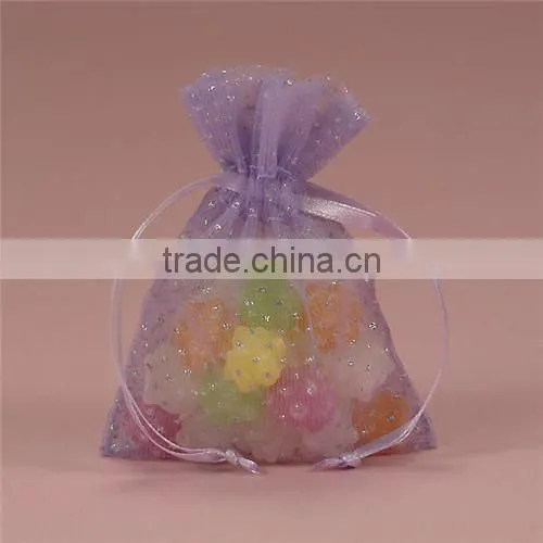 Affordable Shiny Organza Bags With Ribbon Drawstring