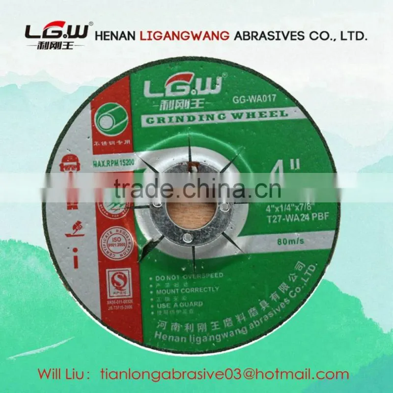 390 LGW BRAND SAFE and DURABLE 100*6*16 DC GRINDING WHEEL