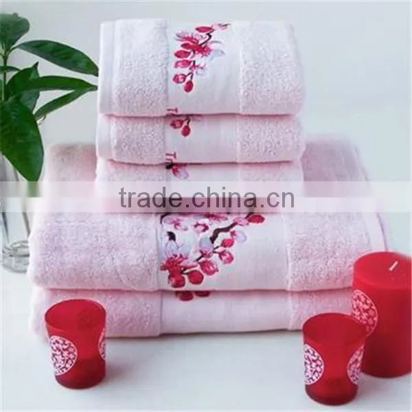 100%cotton high quality set towel for hotel