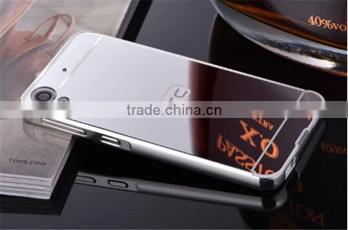 2016 High Quality Luxury Aluminium Mirror Cover Mobile Phone Custom Case For HTC Desire 826