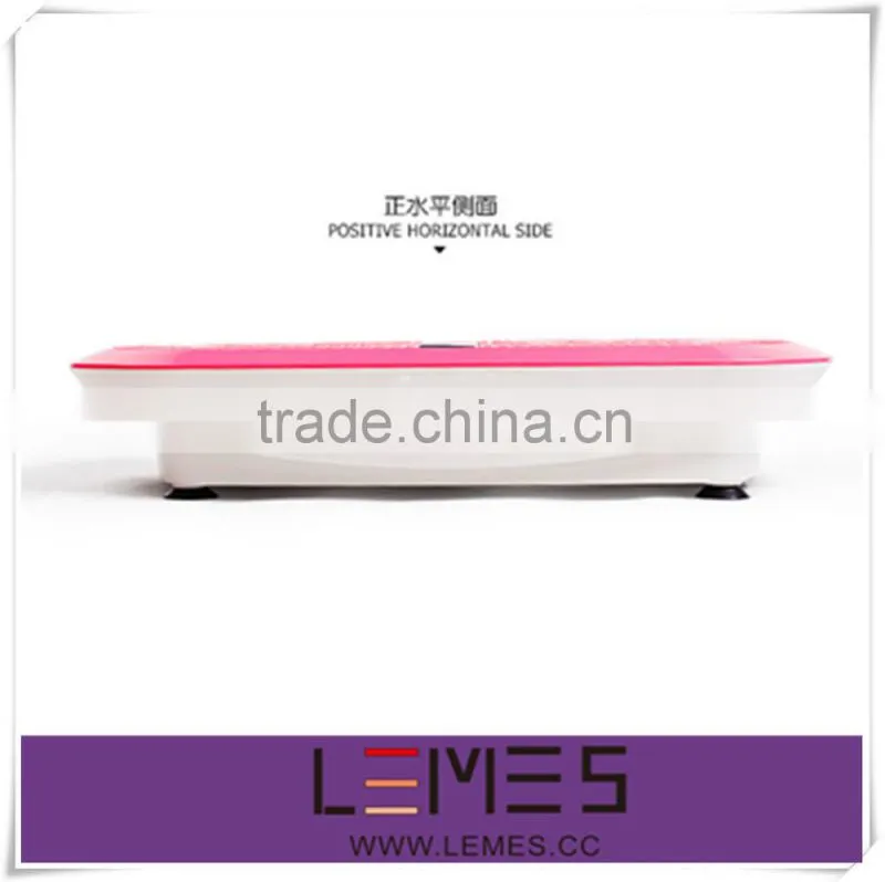 2015 LEMES ulrathin oscillating vibration plate machine crazy fit massager