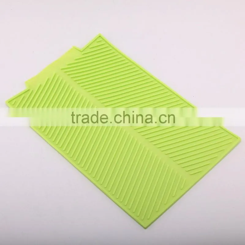Slip heat resistant kitchen silicon mats/pot holder/food grade silicone pot holder