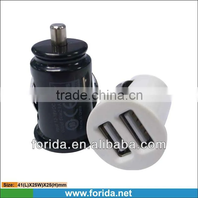 The Private Mode Dual Port USB Car Charger Can Print Logo