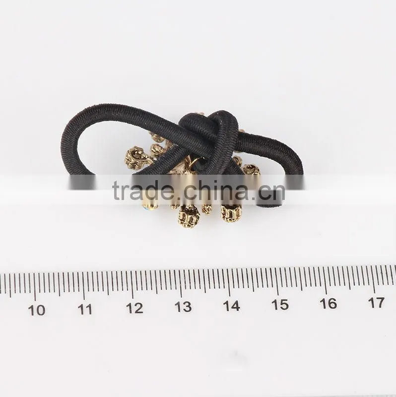 Rhinestone crystal Elastic hair scrunchie ,distributors hair accessories
