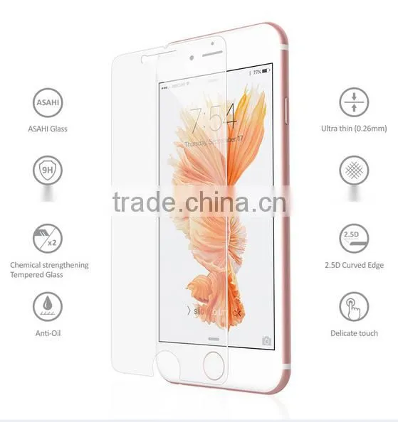 9h 0.26mm mercury tempered glass retail packaging for sony m4 aqua, for sony glass screen protector