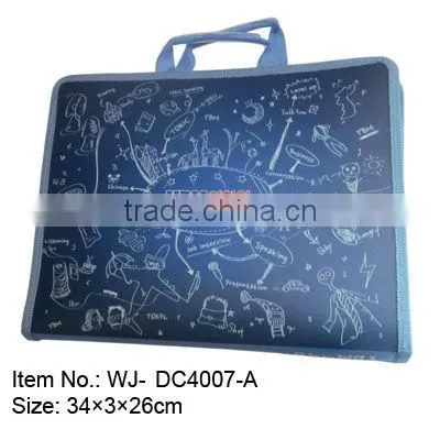 blue PVC Document case