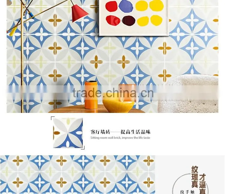 EMBOSS 20*20cm glazed porcelain tile ceramic encaustic cement tiles
