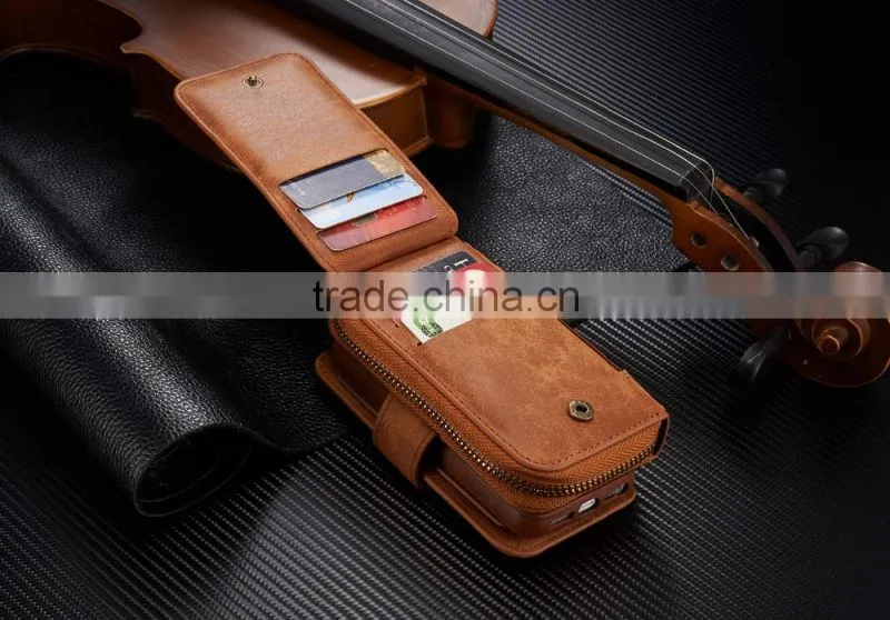 Factory supply attractive flip wallet case for iphone 5se