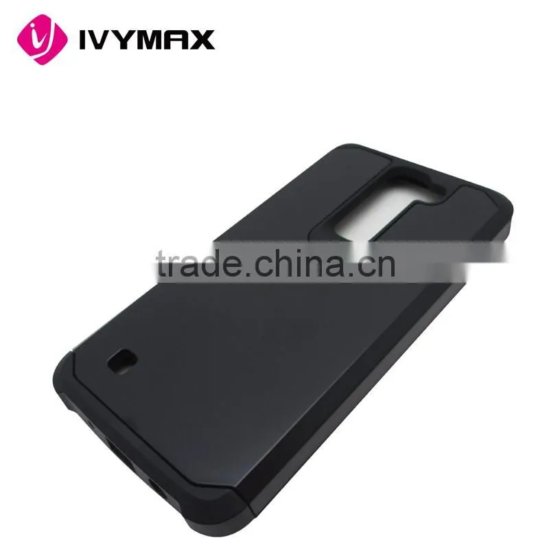 2016 Alibaba wholesale cheap factory price hybrid combo armor mobile phone case for LG K7/MS330 (MetroPCS)/ LG Tribute 5 LS675
