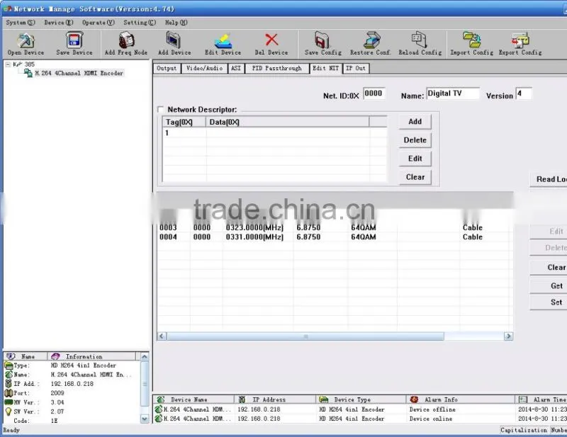 SC-1115 iptv mpeg4/h.264 encoder iptv streaming encoder