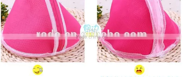 Roda wholesale 100% Polyester sandwishing triangle lingerie washing mesh bag