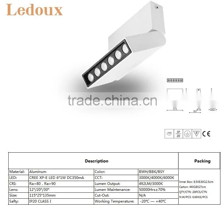 New fashion indoor led acrylic ceiling lamp